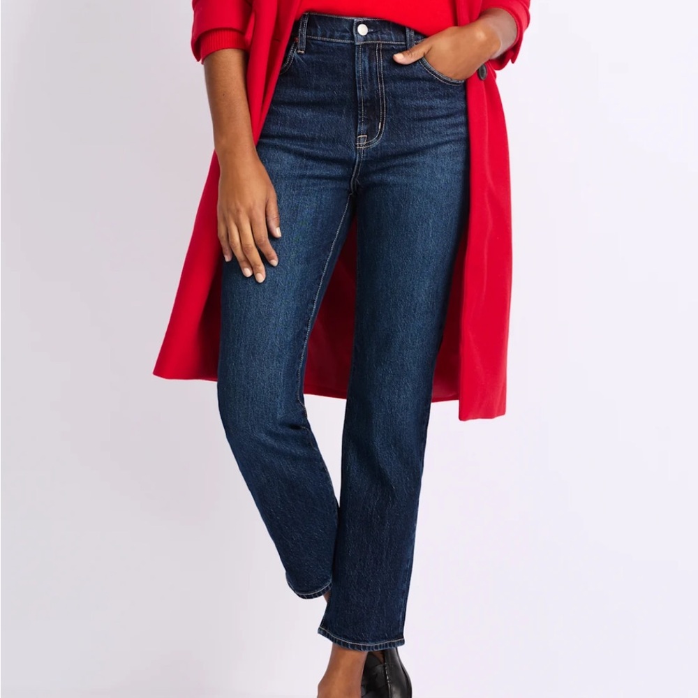 Pistola high rise straight leg jeans NWT crop